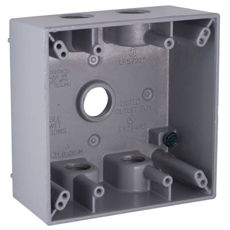 2 gang metal box with clips|outdoor 2 gang outlet box.